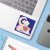 ビーリースイートデザートベア | シール (ノートパソコンとiPhone)