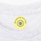 ビーリースラベルにアイロンで手作り ラベル (貼付)