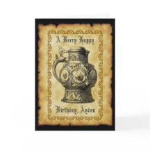 ビーリーハッピーバースデーアンティークビールスタインヴィンテージ