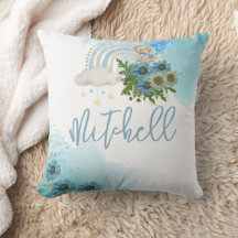 ビーリーボーホレインボーブルーバルーンパーソナライズド