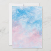 ビーリー特別リビール！Teddy Bearジェンダーの発表 招待状 (裏面)