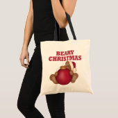 ビーリー・クリスマスベア トートバッグ (正面(商品))