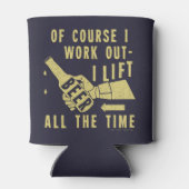 ビールおもしろいがブルーでユーモアを 缶クーラー (裏面)