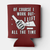 ビールおもしろいが赤をテーマにユーモアを解く 缶クーラー (裏面)