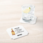 ビールおもしろいことわざビール名パーソナライズされた ペーパーコースター (インサイチュ)