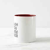 ビールおもしろいだったらよかったな ツートーンマグカップ (中央)