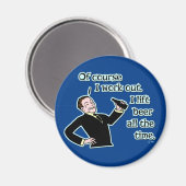 ビールおもしろいでユーモアを解く マグネット (正面/裏面)