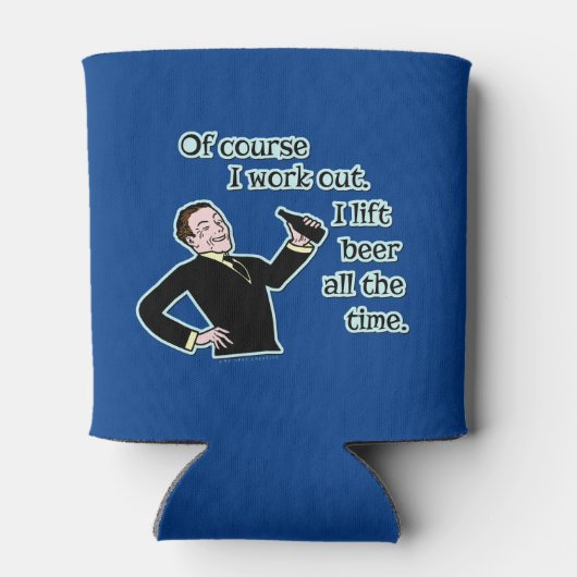 ビールおもしろいでユーモアを解く 缶クーラー (裏面)