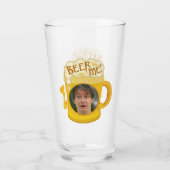 ビールおもしろいでユーモアを飲む |フォトカスタムバー タンブラーグラス (裏面)