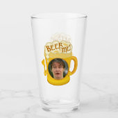 ビールおもしろいでユーモアを飲む |フォトカスタムバー タンブラーグラス (正面)