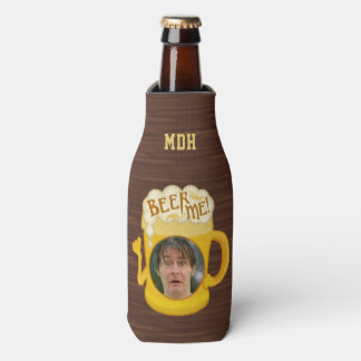 ビールおもしろいでユーモアを飲む |写真パーソナライズされた ボトルクーラー