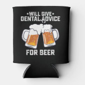 ビールおもしろいの与えウィル歯科アドバイス 缶クーラー (正面)