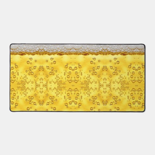 ビールおもしろいの写真イメージ デスクマット (正面)