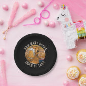 ビールおもしろいの取り数 ペーパープレート (パーティー)