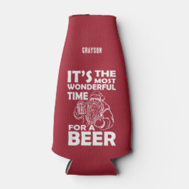 ビールおもしろいの名前がクリスマスに素敵な時期 ボトルクーラー