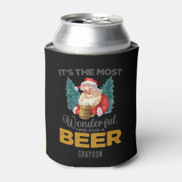 ビールおもしろいの名前がクリスマスに素敵な時期 缶クーラー