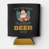 ビールおもしろいの名前がクリスマスに素敵な時期 缶クーラー (正面)