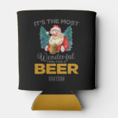 ビールおもしろいの名前がクリスマスに素敵な時期 缶クーラー (裏面)