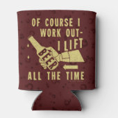 ビールおもしろいはブラウンの強い泡でユーモアを解く 缶クーラー (裏面)