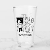 ビールおもしろいをテーマにしたマンガが2つ。 タンブラーグラス (正面)