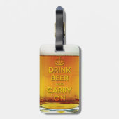 ビールおもしろいを飲み運る ラゲッジタグ (裏面縦)