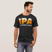ビールおもしろいを飲む時のIPAロット Tシャツ (正面フル)