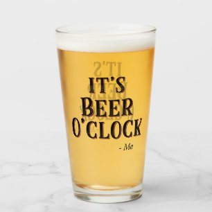 ビールおもしろいオークロック引用文タイポグラフィビール タンブラーグラス