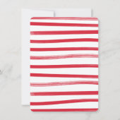 ビールおもしろいクリスマスホリデーパーティー招待状 招待状 (裏面)