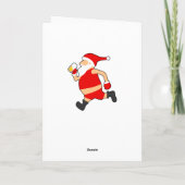 ビールおもしろいサンタクロース シーズンカード (裏面)