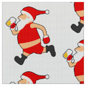 ビールおもしろいサンタ ファブリック (クローズアップ)