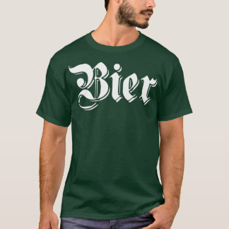 ビールおもしろいドイツビール男性へオクトーバーフェスト Tシャツ
