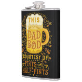 ビールおもしろいパパボディユーモアファーザーズデイヴィンテージ フラスク (左)