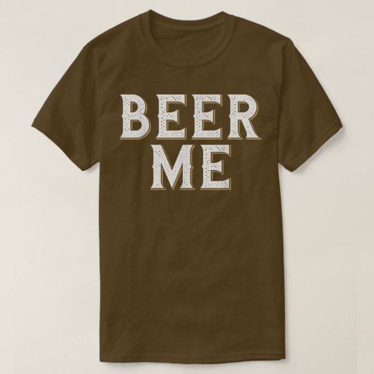 ビールおもしろいビール飲み酒 Tシャツ (デザイン正面)