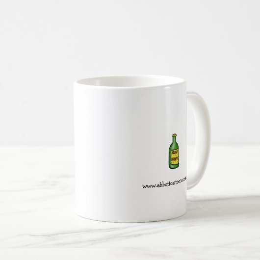 ビールおもしろいフェアリーのマグギフト コーヒーマグカップ (正面右)