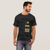 ビールおもしろいマスTシャツ Tシャツ (正面フル)