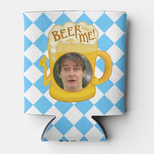ビールおもしろいミーオクトーバーフェスト飲みユーモア |写真 缶クーラー (正面)