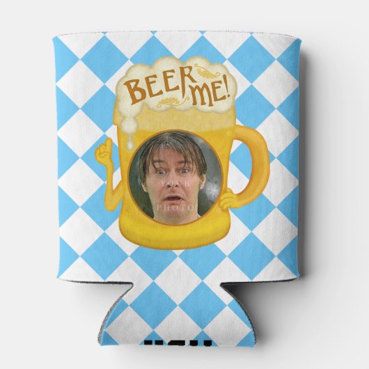 ビールおもしろいミーオクトーバーフェスト飲みユーモア |写真 缶クーラー (裏面)
