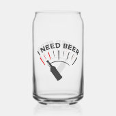 ビールおもしろいワードアートが必要だ ガラス缶 (裏面)