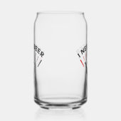 ビールおもしろいワードアートが必要だ ガラス缶 (左)