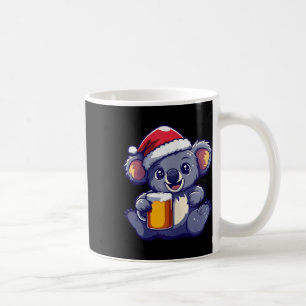 ビールおもしろい付きクリスマスコアラ漫画 コーヒーマグカップ