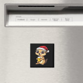 ビールおもしろい付きクリスマスメルカット漫画 マグネット (インサイチュ (食洗機))