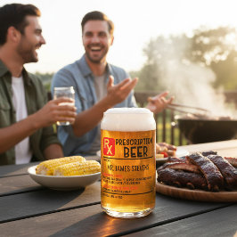 ビールおもしろい処方パーソナライズされた名ビール ガラス缶