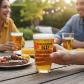 ビールおもしろい処方パーソナライズされた名ビール タンブラーグラス