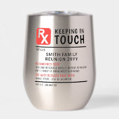 ビールおもしろい処方家族懇親会カスタム文字 (正面)