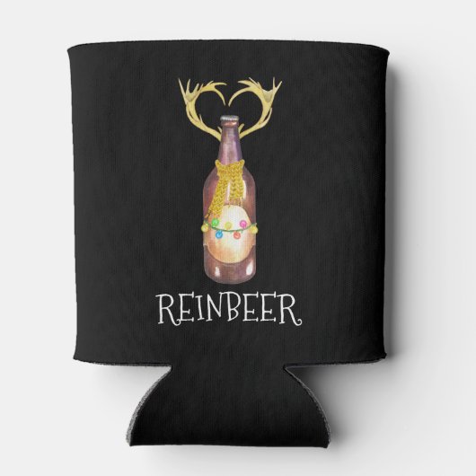 ビールおもしろい好きクリスマスを再燃 缶クーラー (裏面)