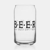 ビールおもしろい定義ワードアート ガラス缶 (裏面)