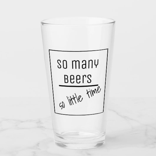 ビールおもしろい引用文有名ことわざ タンブラーグラス (正面)