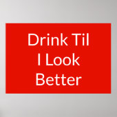 ビールおもしろい引用文有名ことわざ ポスター (正面)