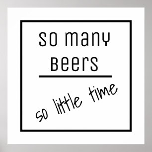 ビールおもしろい引用文有名ことわざ ポスター