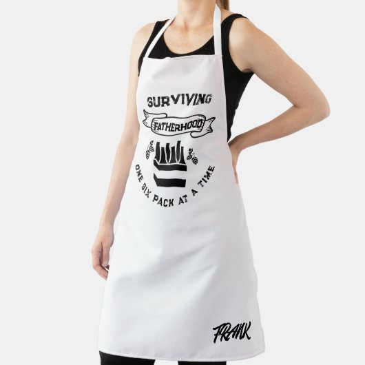 ビールおもしろい愛好家ギフトアイディア、6パックビアユーモア エプロン (インサイチュ)